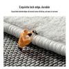 American Style Imitation Cashmere Bedside Carpet: Durable, Non-Slip, and Perfect for Autumn/Winter Atmosphere in Living Rooms or Bedrooms