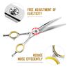 7.5-Inch curved magic tooth scissors, natural tooth scissors, pet trimming scissors, thin scissors, professional-grade pet division special