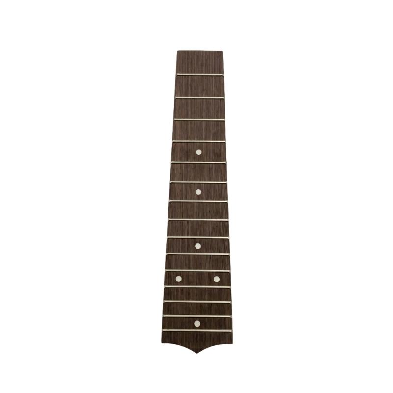 Premium Rosewood Ukulele Fingerboard Fretboard Part With White Dot Inlays For 21 Inch Ukulele Replacement Or Upgrade