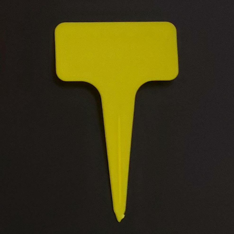 

Пластиковые этикетки для растений, бирка для растений типа T, садовые украшения, этикетка для садоводства, бирка для цветов в питомнике, 4 цвета, многоразовые 20pcs жёлтый