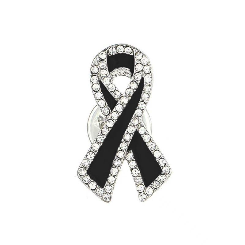 2Pcs Black Ribbon Pin Badge Brooch Funerals Memorial Pin Black Ribbon Mourning Badge Funeral Pin Brooch Decorations