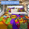 Toxic Crusaders Pattern Bedding,Quilt Set Quilt Cover Pillowcase Home Birthday Gift (1*duvet cover+2*pillowcase,without core)ASJT261020021