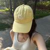 New Dopamine colored Fashion Letter Baseball Hat for Women with Versatile Face  Small Curved Brim Baseball Hat for Students