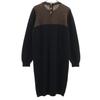 Salvatore Ferragamo 90s Old Long Sleeve Knit One Piece L Black Women Used