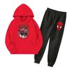 Kids Hoodie and Sweatpants Set Graphic Print with Pockets for Boys and Girls