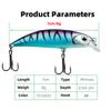 7cm8gSubmersible Minnow Lure for Long-Distance Casting5Color Boxed Bionic Bait for Bass and Perch, Freshwater and Saltwater Fish