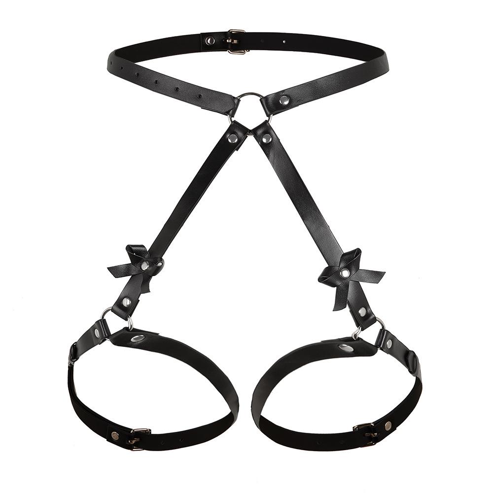 Leather Waist Chain Belt - Versatile Erotic Accessory for Women, Sexy Hollow-Out Decoration & Restraint Corset