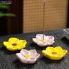 Mini 1PCS 5.5cm x 5.5cm x 1cm Incense Flat Bottom Censer Holder Ceramic Delicate Creative Portable Flower Incense Stick Holder