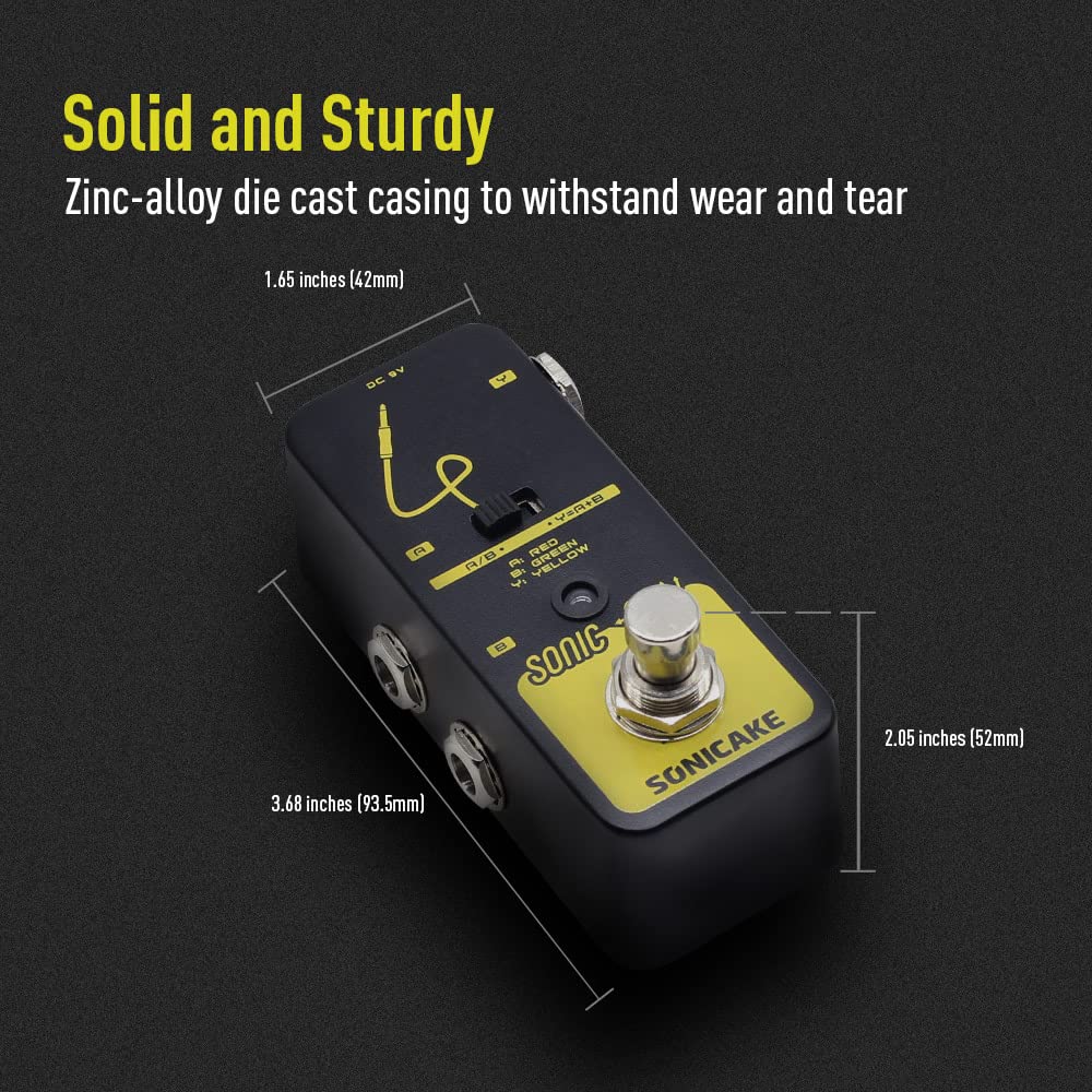 SONICAKE Line Selector Guitar Effector Pedal Sonic Aby