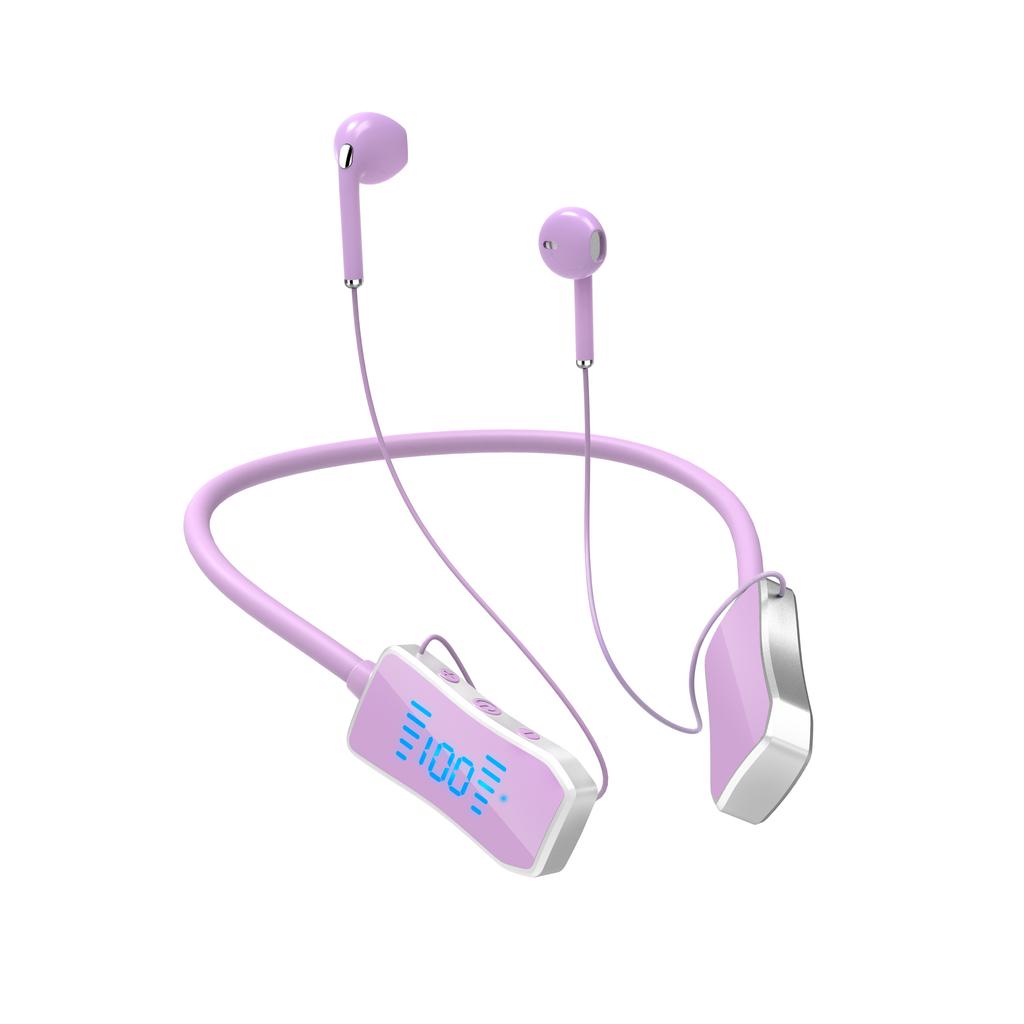 JYL TS Neckband Headphones Runners Magnetic Plastic