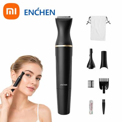ENCHEN Mocha D 3 In 1 Set Women Epilator Female Eyebrow Trimmer Lady Shaver Hair Removal Shaver Machine Face Depilador Bikini Depilatory Tool