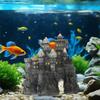 Aquarium Resin Castle Decoration, Tank Decorations, Medieval Ornament for Reptile