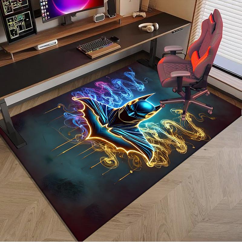 1PC Breaks Through Bat Rug Game Carpet, Floor Mat for Bedroom Living Room Entryway Rug, Home Decor Idea Gift for Christmas birthday