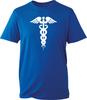 Caduceus Medical Symbol Graphic Novelty Healthcare Doctor Nurse Gift Tee T-Shirt