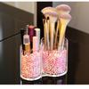 Acrylic Transparent Cosmetic Holder Makeup Brushes Tool Storage Box Case Make-Up Brush Holder Table Organizer Makeup Tool