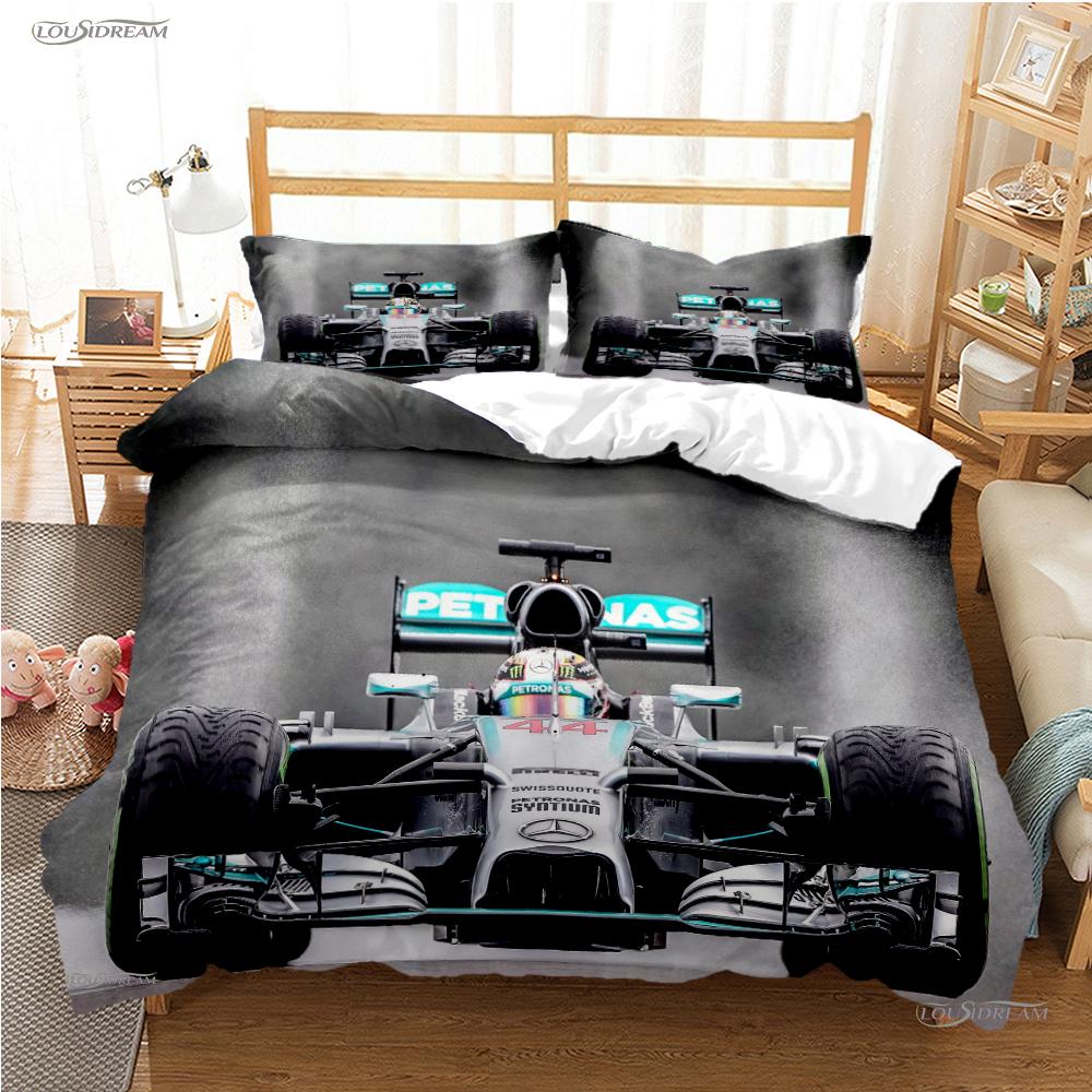Moto Car Enthusiast All Season Duvet Cover Comforter Bedding set Luxury Soft Quilt Cover and Pillowcase Single/Double/Queen/King