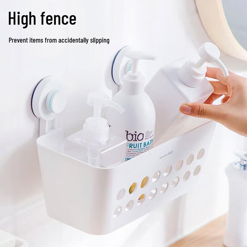 Chahua No-Drill Wall-Mounted Bathroom Storage Rack
