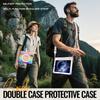 Hybrid Stand Case Universal for Xiaomi Pad Mini Redmi K Pad 2025 8.8 Inch Rotating Handle Grip Armor Cover with Shoulder Strap