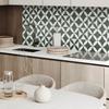 Self-Adhesive Vinyl Panel With Decorative Print 120x60 cm Geometric Checkerboard Pattern