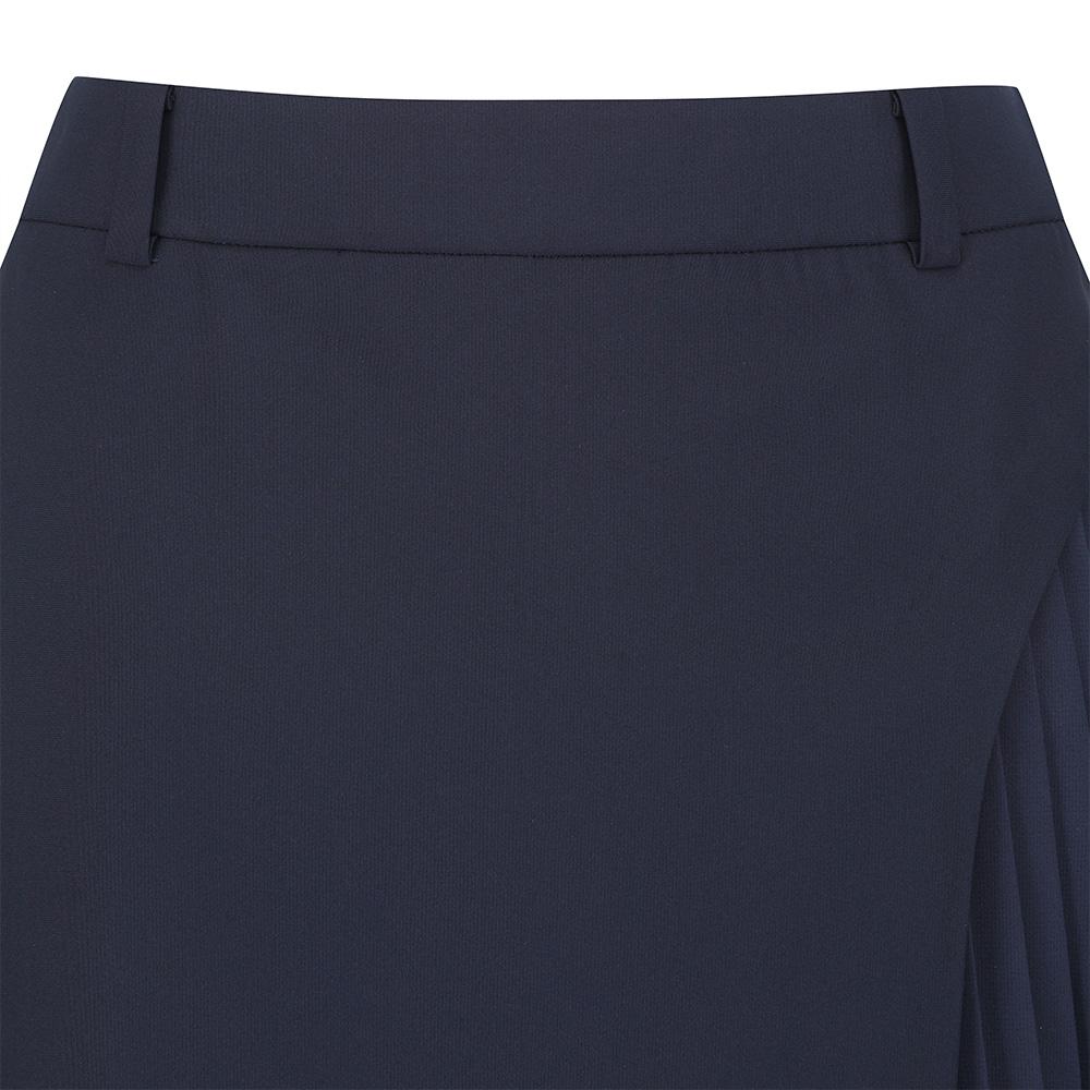 MALBON GOLF Pleated Layered Performance Skirt Navy (Woman)