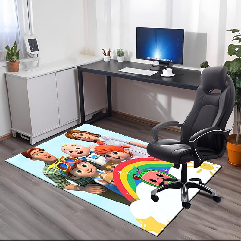 Cocomelon Printed Carpetrugfor Office Chair Living Room Bedroom Kitchen Room Decor Gifts