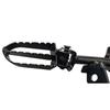Metal CRF50 Footpeg Mount Assembly with Footpegs at Both Ends and Multiple Mounting Points for Motorcycle Footpeg Area Replacement and Maintenance