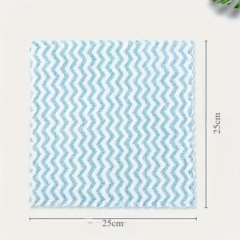 Super Absorbent Coral Fleece Kitchen Cleaning Rags with Scouring Pad - Available In Random Colors, 1, 5, or 10 Pieces
