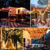 E12 High Voltage LED String Lights - ST38, Colorful Indoor/Outdoor Decoration for Garden or Camping