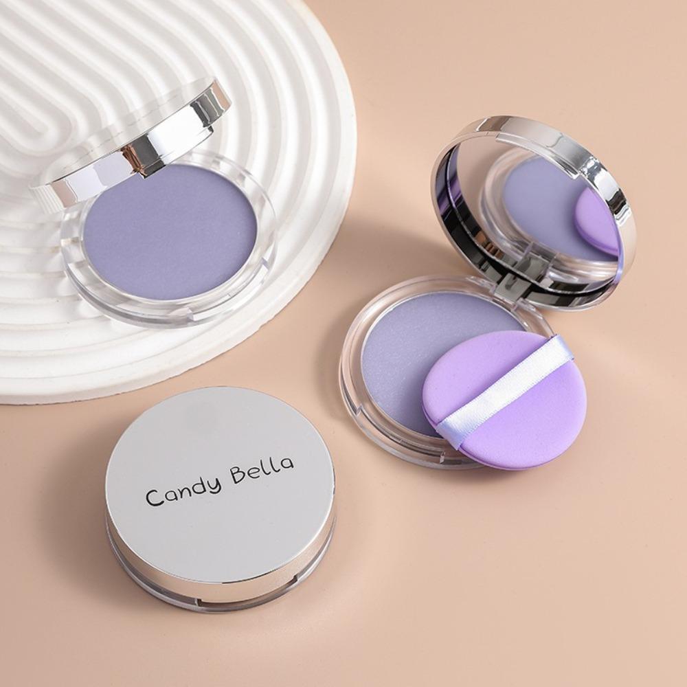 Candy Bella Violet Cream To Powder Oil-control Long Lasting Contouring Powder Full Coverage Matte Compact Foundation