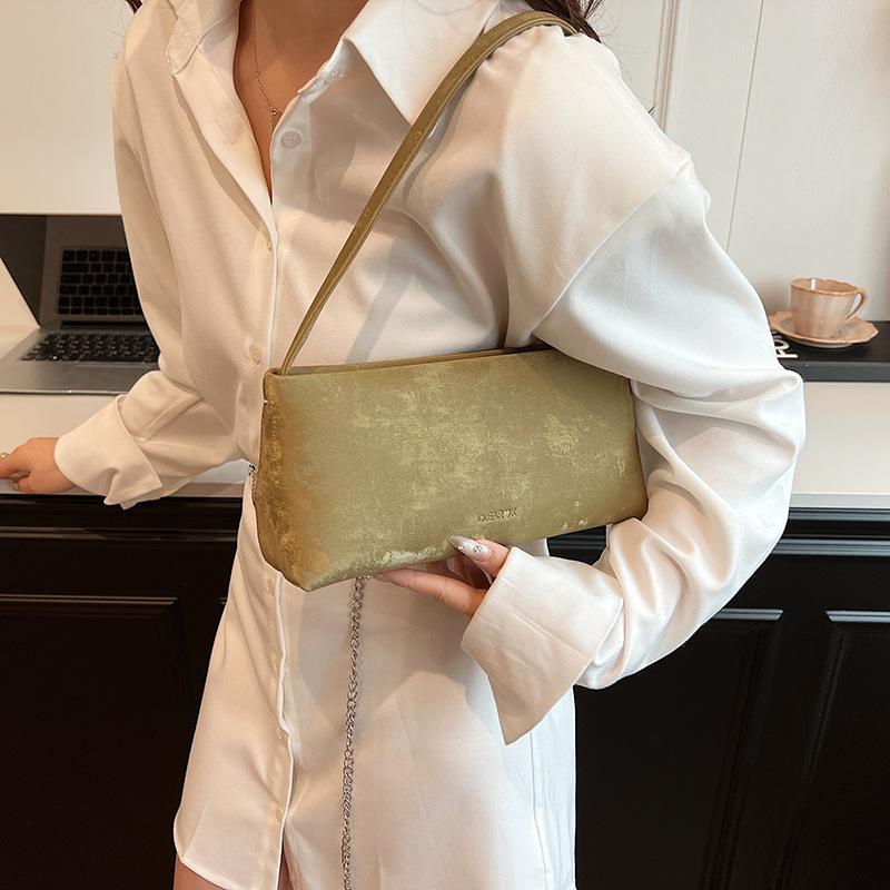 Design Square Underarm Shoulder Bag Women Small PU Leather 2025 New Trendy Crossbody Bag Female Handbags and Purses bolso mujer