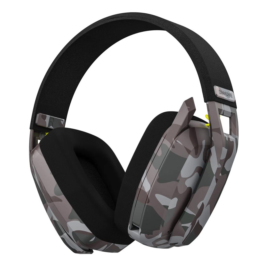 BINNUNE BW06 2.4GHz Bluetooth Gaming Headset with Mic for PS5 PS4 PC Mac Playstation Wireless Gaming headphone with Microphone