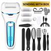 3 Heads Electric Callus Remover Professional Foot File Grinder Pedicure Machine Rechargeable Heel Cracked Dead Skin Scrubber