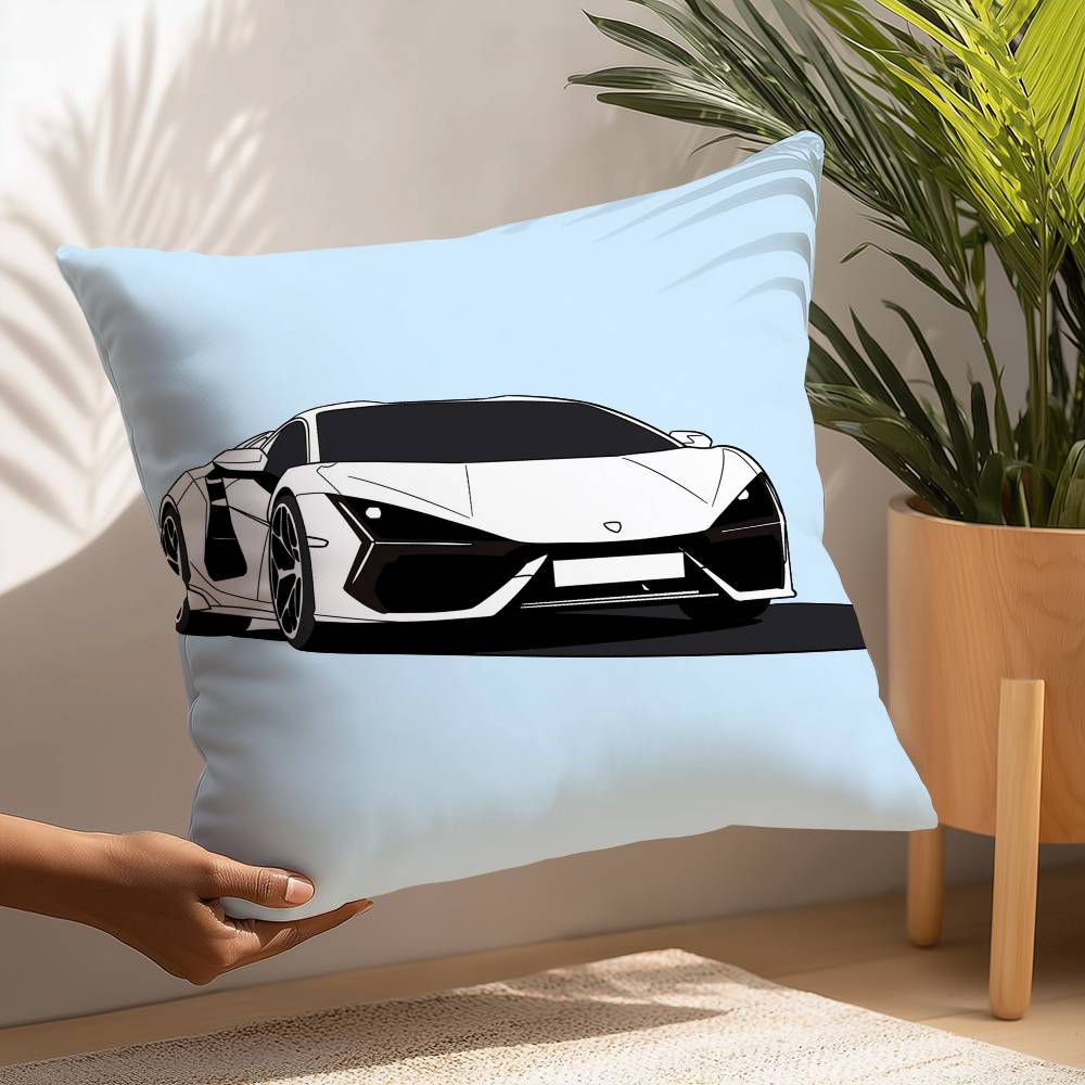 SuperCars-L-LamborghiniS Pillow Case Plush Fabric Soft  Pillowcase Double Sided Print Cushion Cover Household Gifts