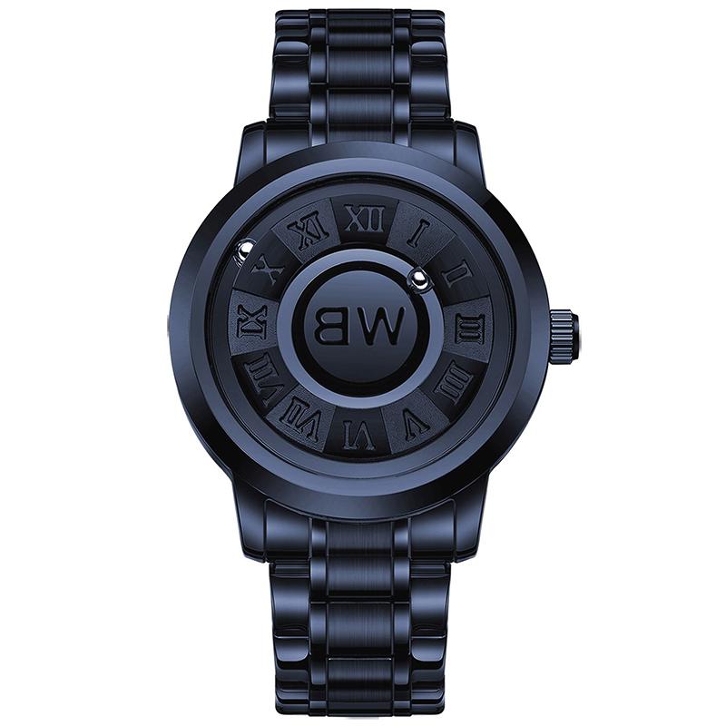 Men Wristwatches Top Brand Luxury Stainless Steel Band Creative Design Unique Men Quartz Watches