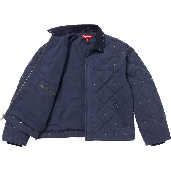 Supreme B.b. Simon Quilted Work Jacket Navy