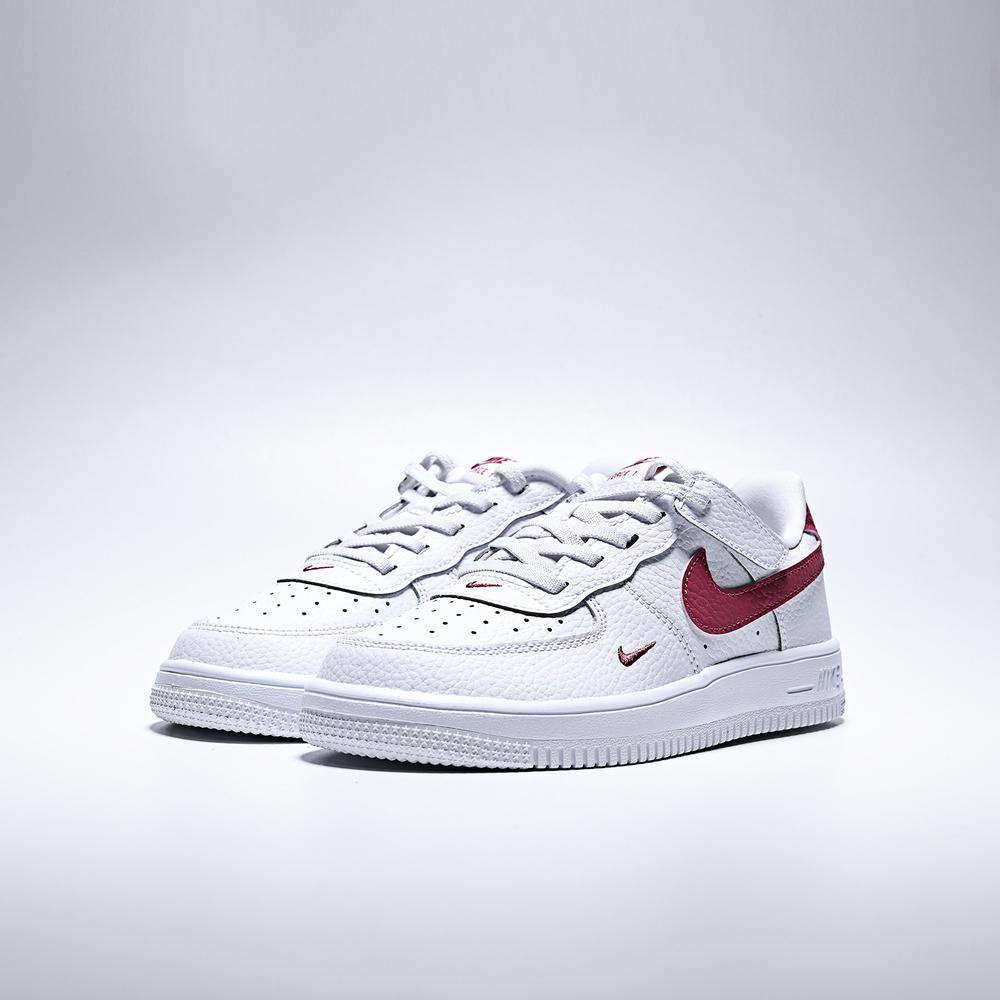 Nike Force 1 Low Easy On Comfortable Versatile Trendy Low Top Skate Shoes Kids Sneakers White IO7405-100