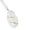 Opalite Necklace Raw Crystal 50cm Chain