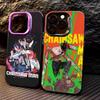 Anime C-Chainsaw Man R-Reze Arc Handyhülle Für iPhone17,16,15,14,13,12,11 Plus,Pro Max Farbig Innenabdeckung Silberbeschichtet