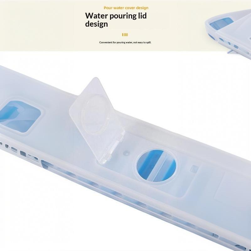 Plastik 9 Rum Lang Isklodsform Med Låg Nem Frigørelsesdesign Til Vandflasker Kolde Drikke Sommer Hjemmekøkken Brug