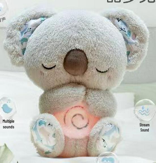 Bear-Themed Soothing Plush Toy for Babies