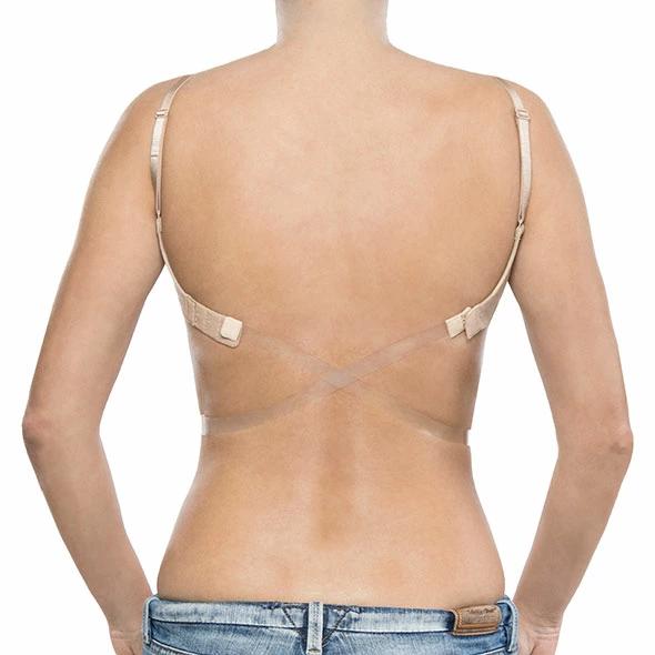 Bye Bra Transparent Low Back Straps Clear