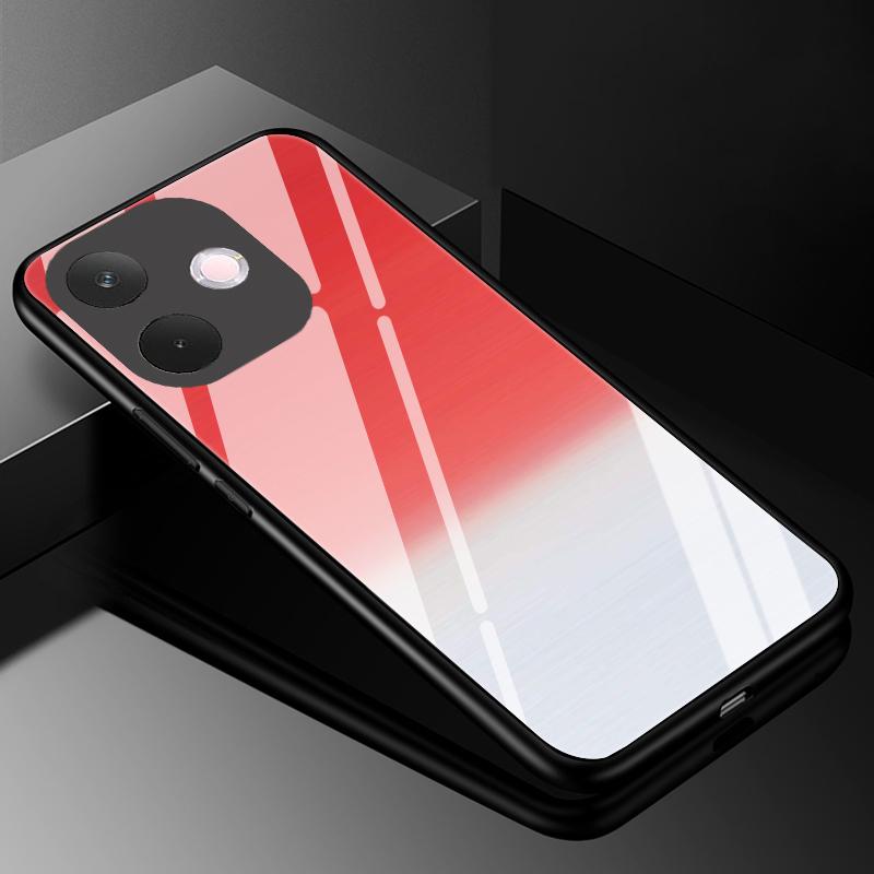 

Tempered Glass Phone Case For Oppo A5 Pro 5G A5Pro 4G Luxury Hard Back Bumper Cover for Realme C75 4G P3 Ultra P3 Pro Capa Realme P3 Ultra