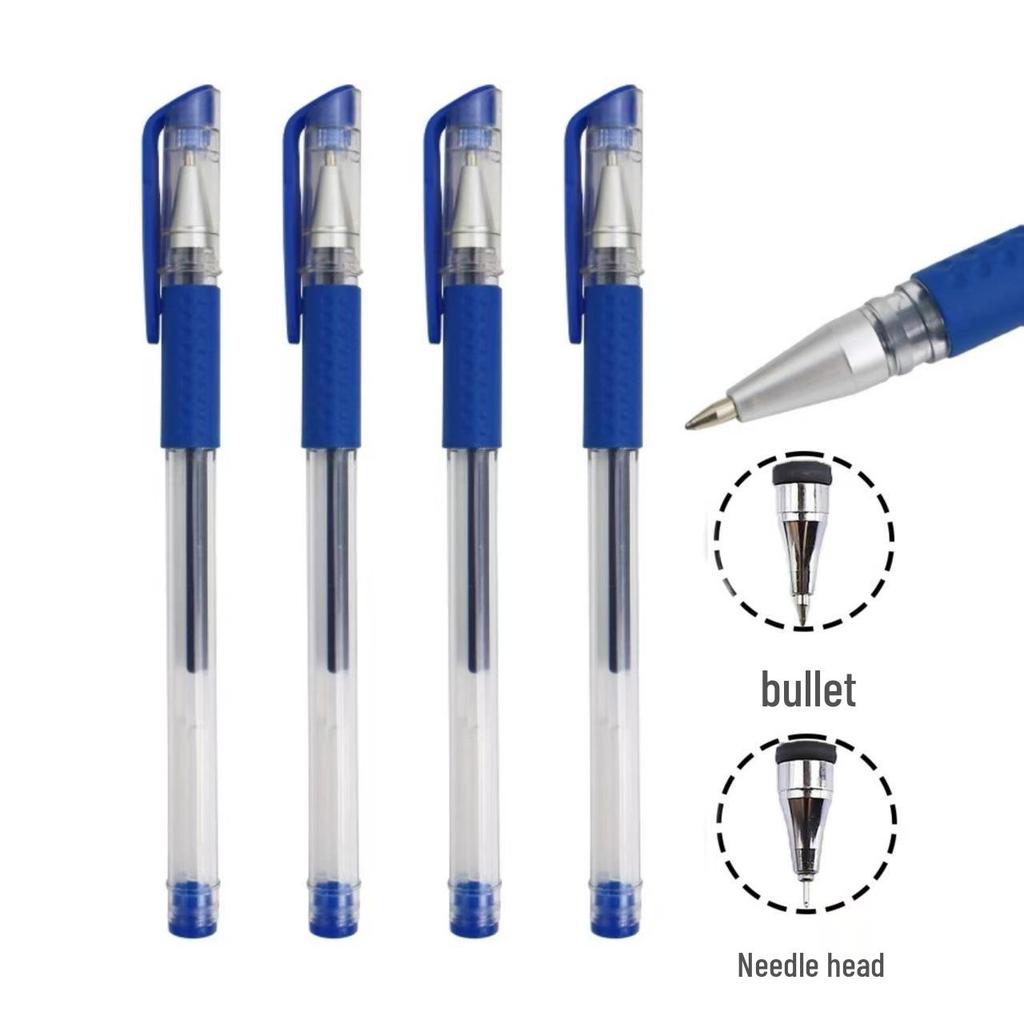European Standard 0.5mm Black Bullet Tip Neutral Pen Set with Office Refills