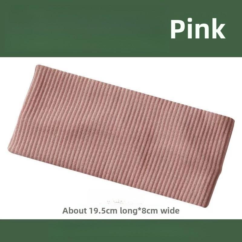 Unisex Sports Headband, Wearing A Women's Knitted Headband Outside, Face Washing Headband, Sweat-absorbing Running Headscarf, Windproof
