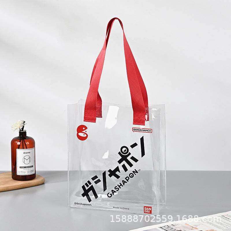 Custom Print Jelly Tote Bag with High-End Feel and Logo Pattern