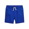 Polo SS24 Solid Color Pony Embroidered Drawstring Straight Leg Casual Shorts Kids Shorts Blue CWPOSHOY4G20104-401