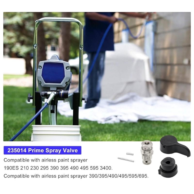 Primes Sprayed Valves Replacement Set Fit for 210 230 390 395 490 495 Airless Paint Sprayer Maintenance Repair Pack Of 2