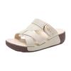Soft-soled Non-slip Thick-soled Slope-heeled Sandals for Women's 2025 Summer Outer Wear Fashion Explosion Casual Versatile Simple Beach Shoes