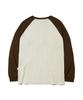 ESCAPEFROM Brick Heart Crew Collection Print Long Sleeve Brown