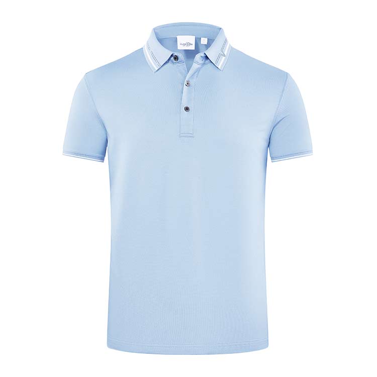 YHHC 98198  175G Jade Silk Lapel POLO Shirt